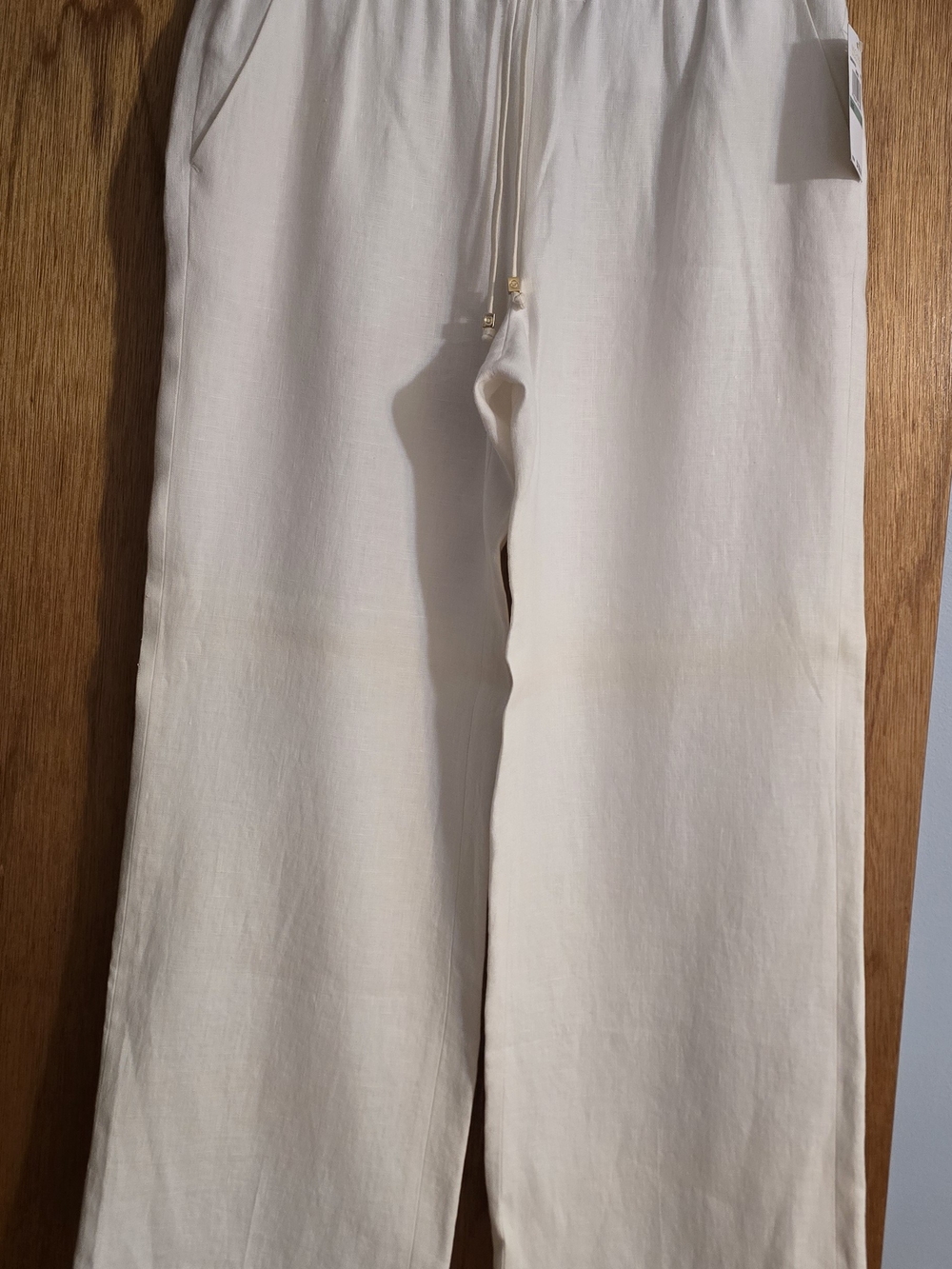 MICHAEL Michael Kors White Palazzo Wide-Leg Pants(26)